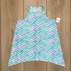 🛍️ 3 for $20 🛍️ - NWT - Justice Kids Chevron Camisole - Blue and Purple